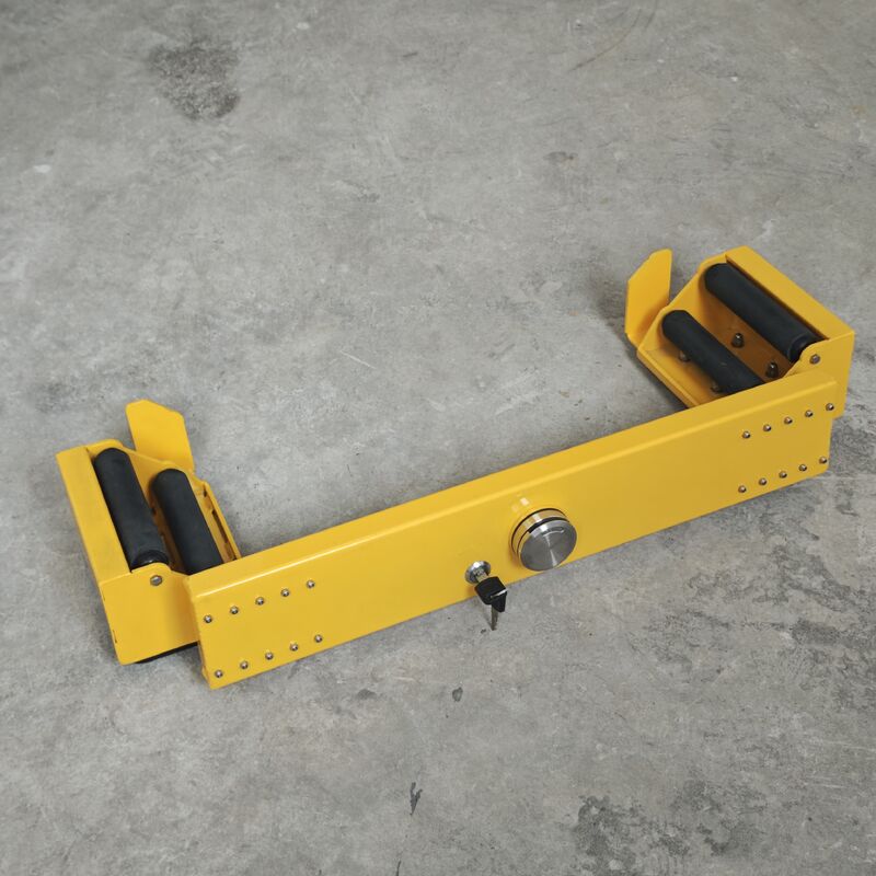 Spruzzatura elettrostatica 5 kg Gira leggera Blocco antirrubo con base in gomma antiscivolo per parcheggi sicuri