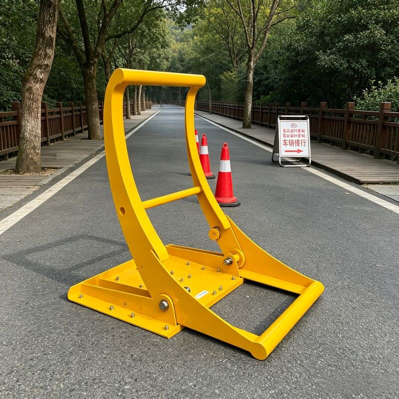 130,4 kg Barriera di sicurezza pieghevole leggera per veicoli con spruzzatura elettrostatica per la sicurezza stradale urbana