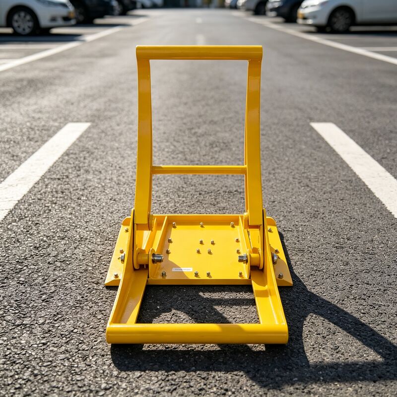 Barriere portatili resistenti alle intemperie per veicoli e barriera anticrash pieghevole da 13,4 kg per parcheggi e cantieri