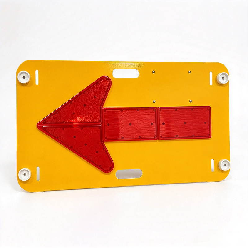 Controllo del traffico tabella a freccia a LED con luci direzionali luminose e design robusto adatto a progetti di manutenzione stradale