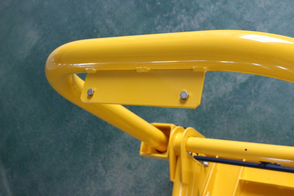 Barricata portatile pieghevole larghezza 660 mm con spruzzatura elettrostatica per zone di costruzione