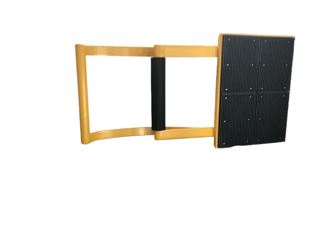 Attenuatore di collisione pieghevole con spruzzo elettrostatico e frenatura non letale per il controllo del veicolo