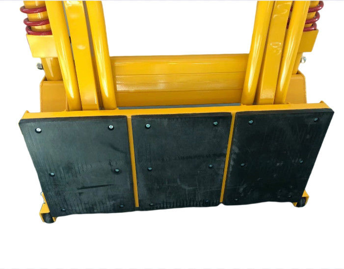 Barriera di collisione pieghevole in alluminio leggero con design a ruote per barricate per veicoli portatili