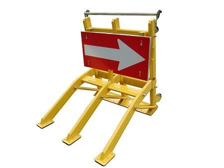 Pannello a freccia pieghevole ad alta visibilità con pellicola riflettente ad alta intensità 3M e design impermeabile per la sicurezza stradale