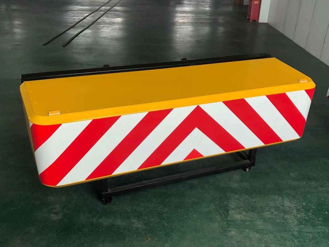 Barriere di alluminio del veicolo di colore giallo anti per il camion di immondizia