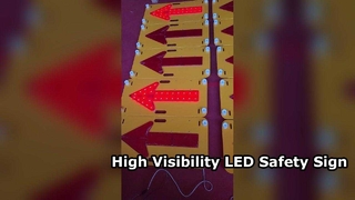 Test e confezionamento di frecce luminose a LED