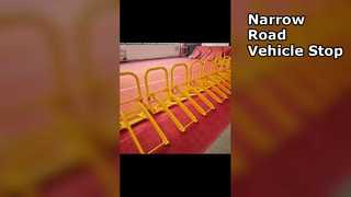 Installazione barriera mobile per veicoli MVB