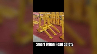 Barriera per veicoli compatta progettata per strade urbane a bassa velocità